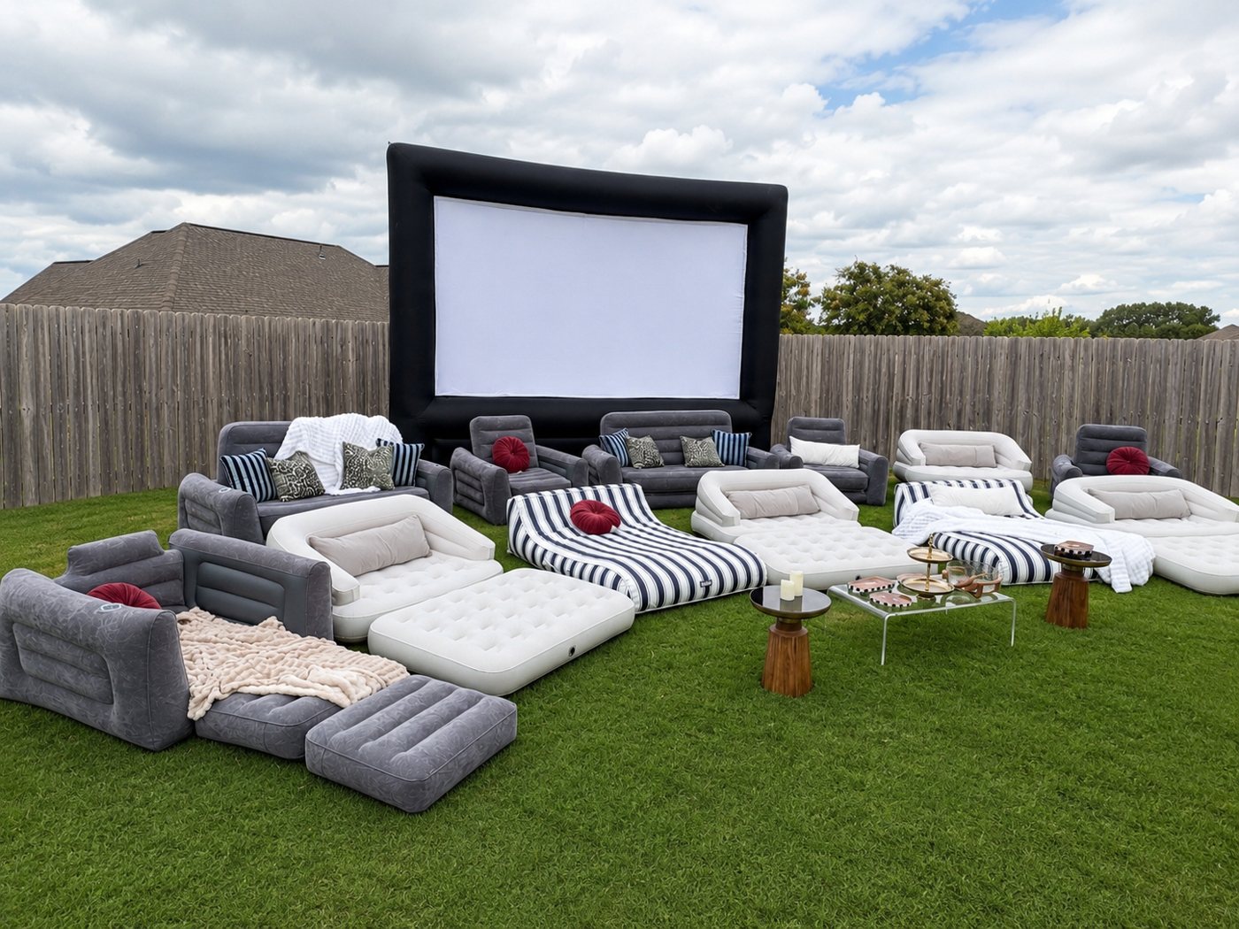 The Gatsby outdoor movie package