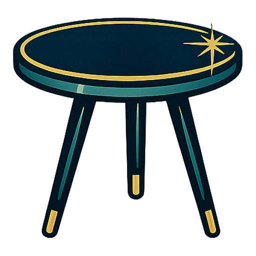 Round end table